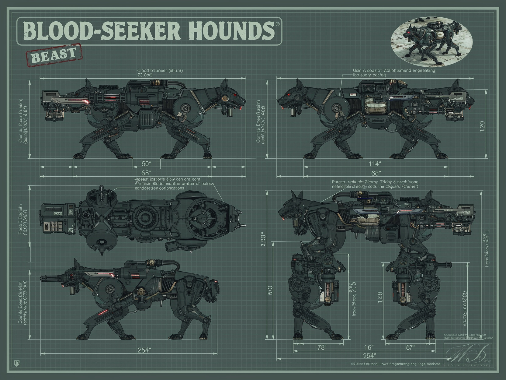 Blood-Seeker Hounds Variant 3