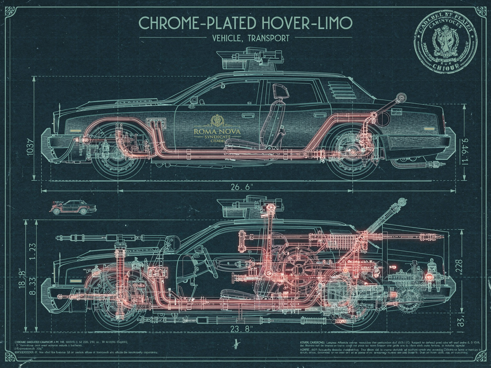 Chrome-Plated Hover-Limo Variant 3