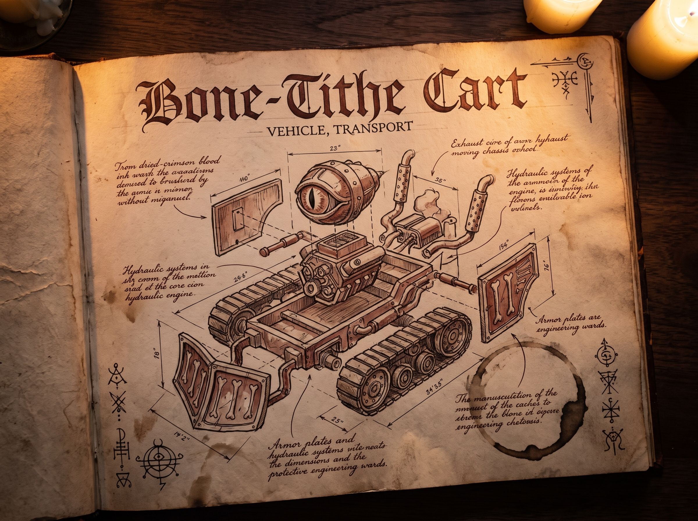 Bone-Tithe Cart Variant 3