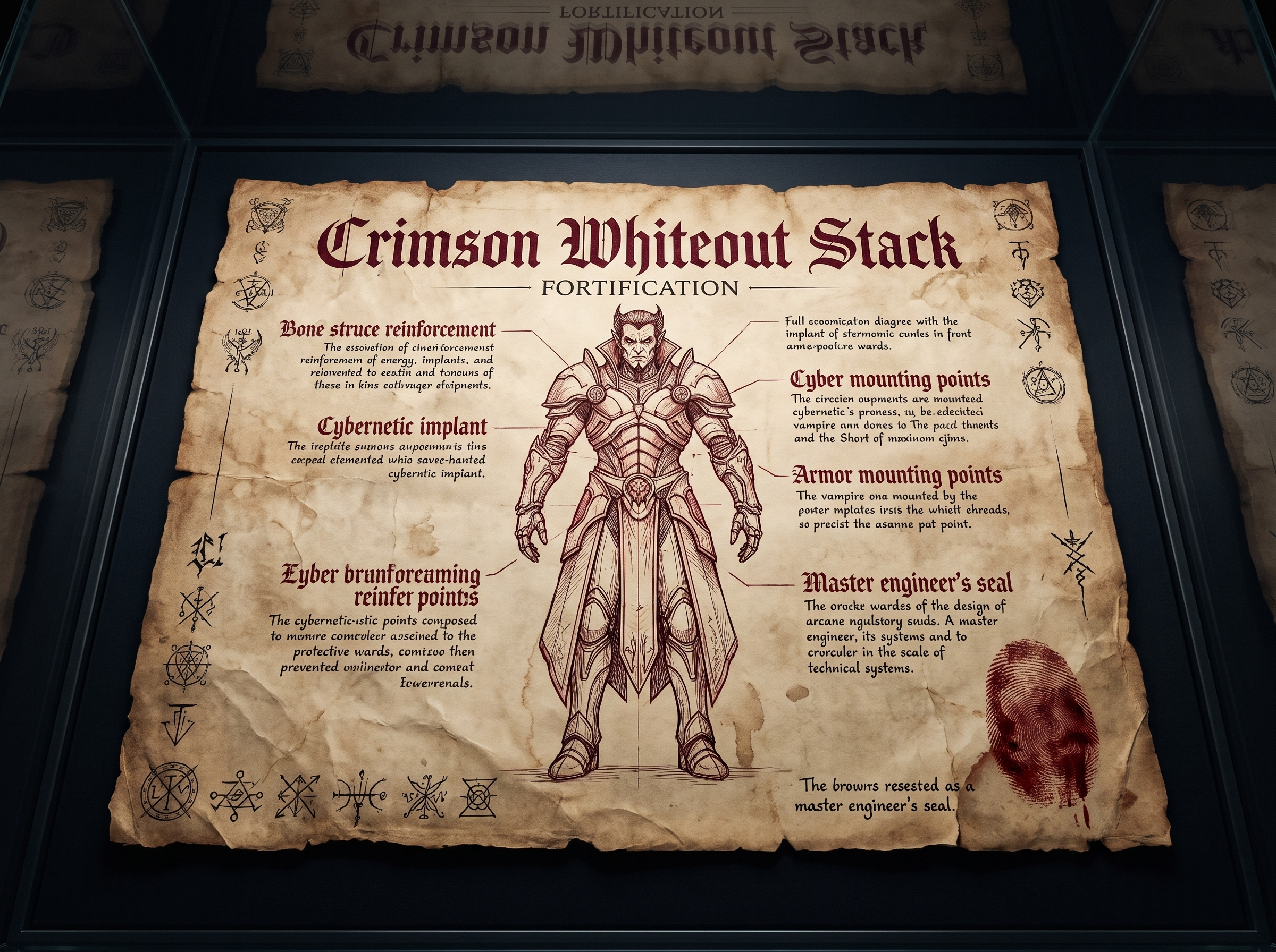 Crimson Whiteout Stack Variant 3