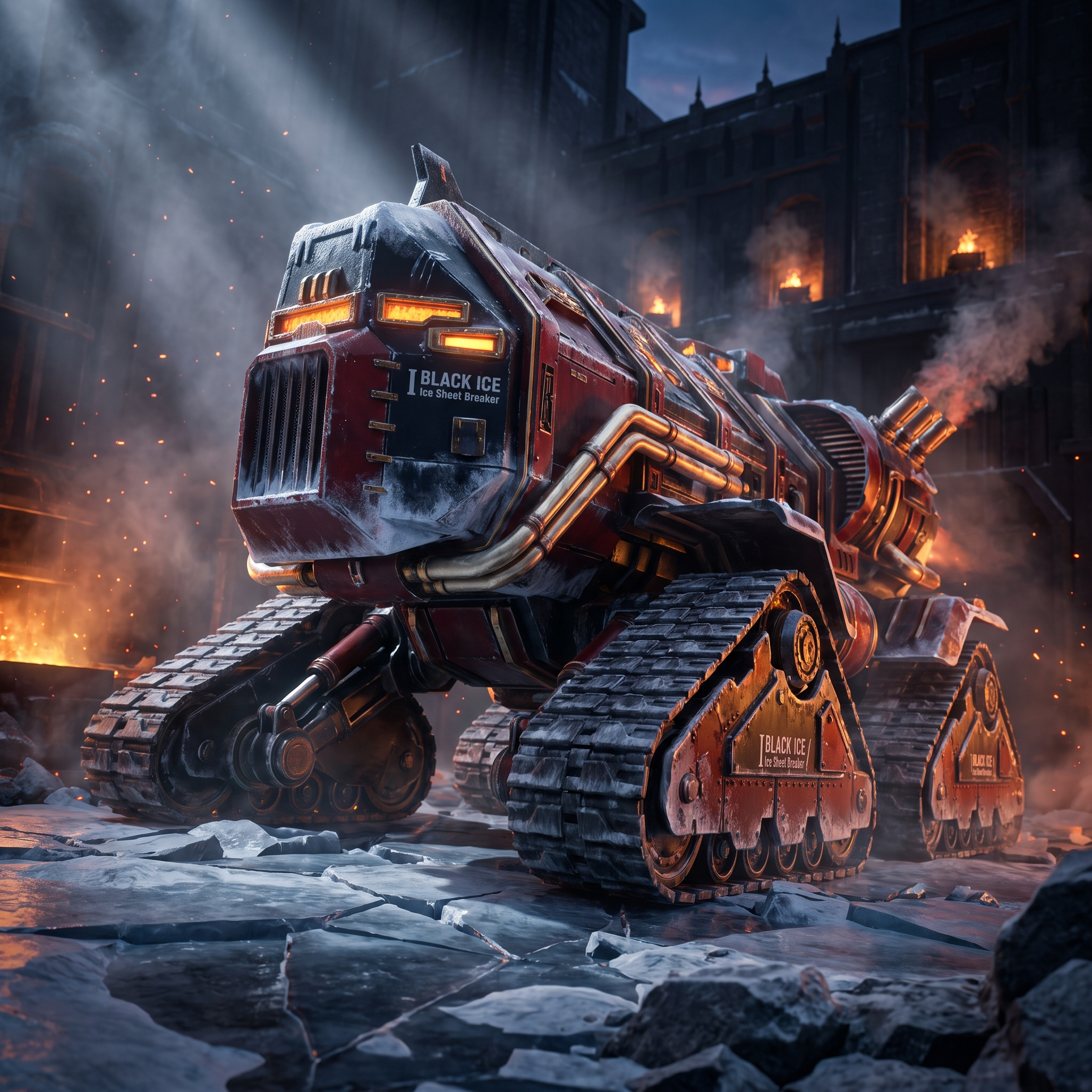 Floe-Splitter Barge Variant 1