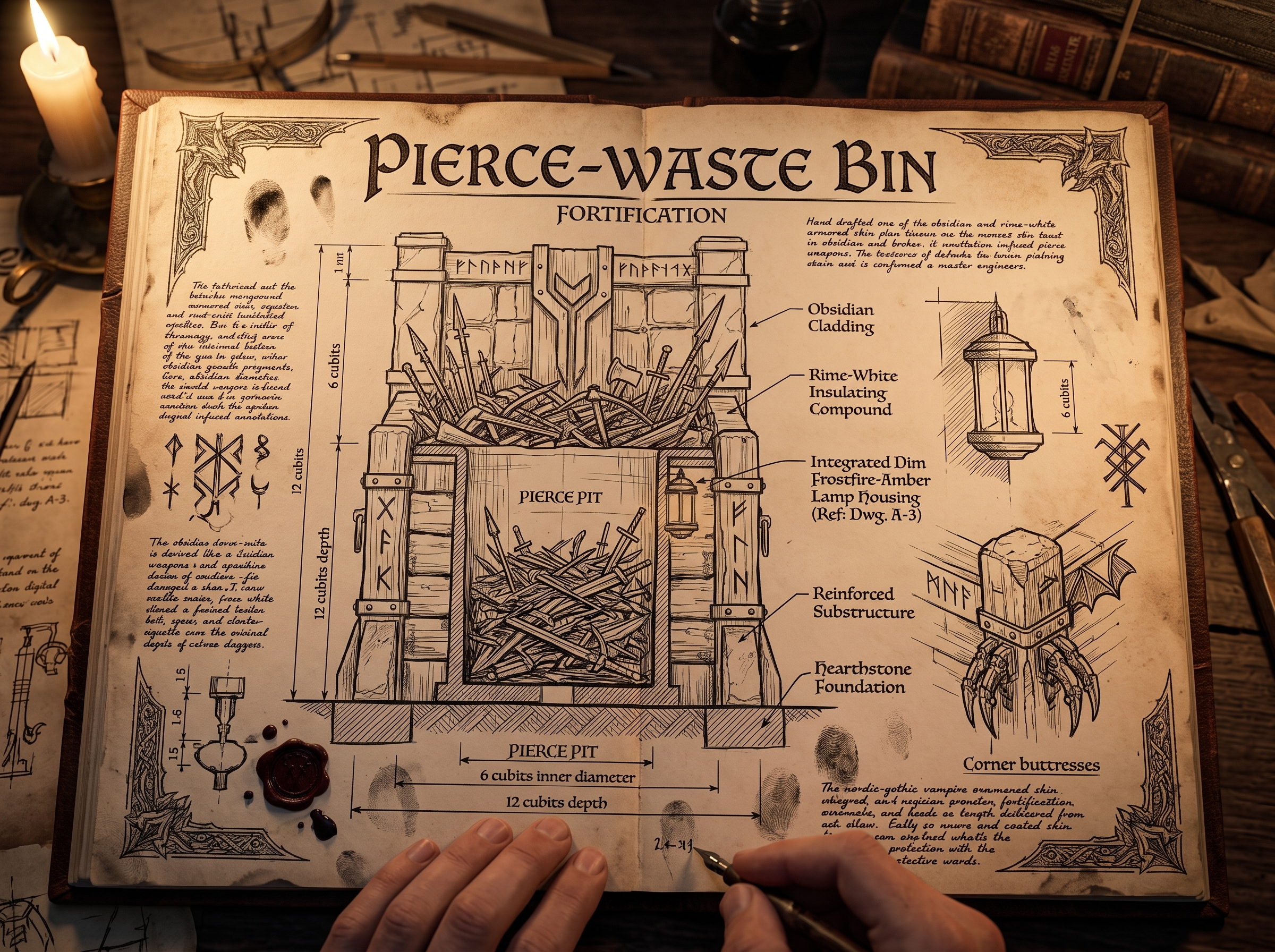 Pierce-Waste Bin Variant 3